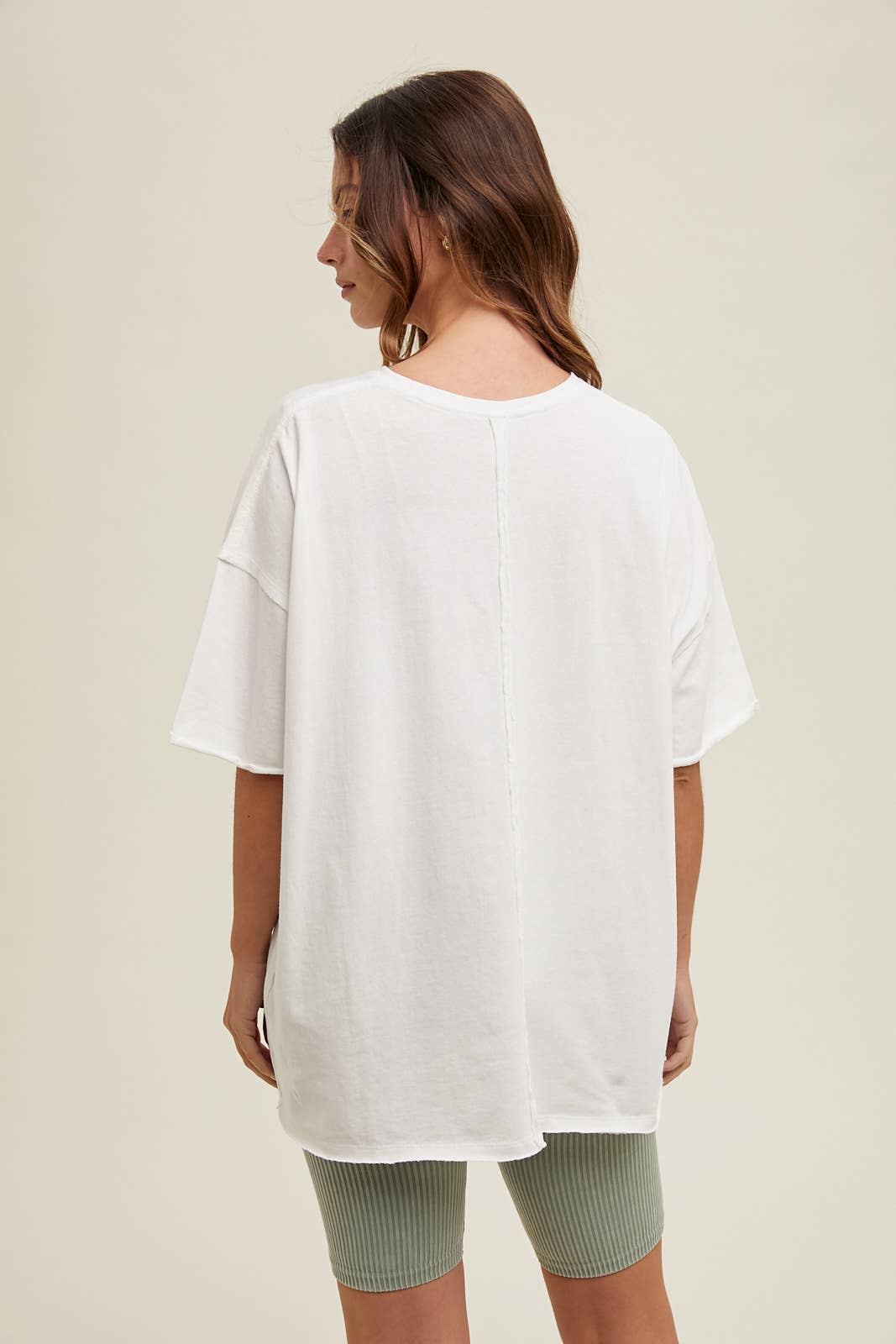 Oversized Boxy White T-Shirt