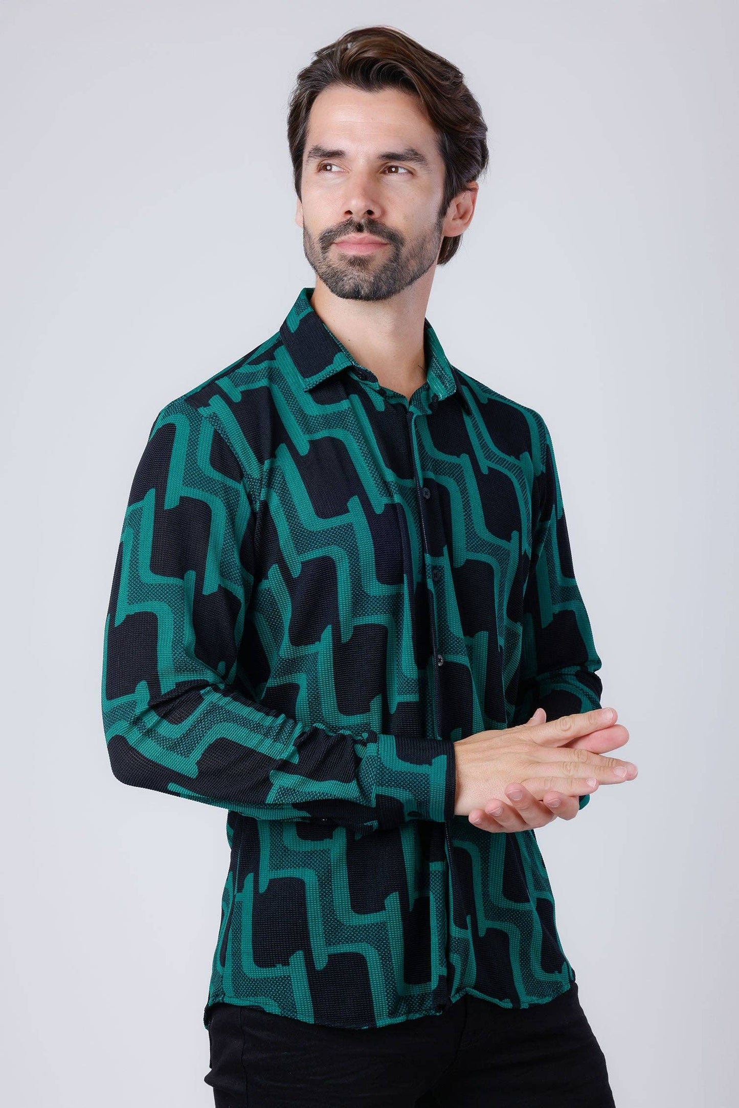 Men's Geo Print Shirt