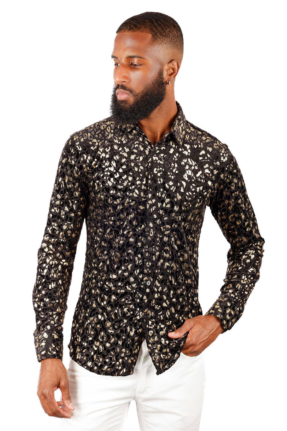 See Through Leopard Shirt
