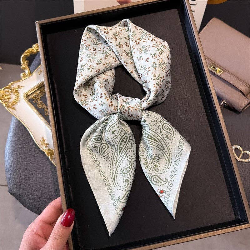 Fashion Print Square Scarf