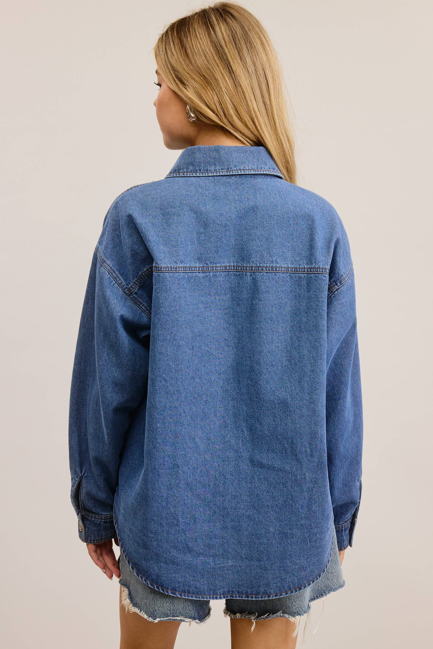 Buttoned Denim Shirt