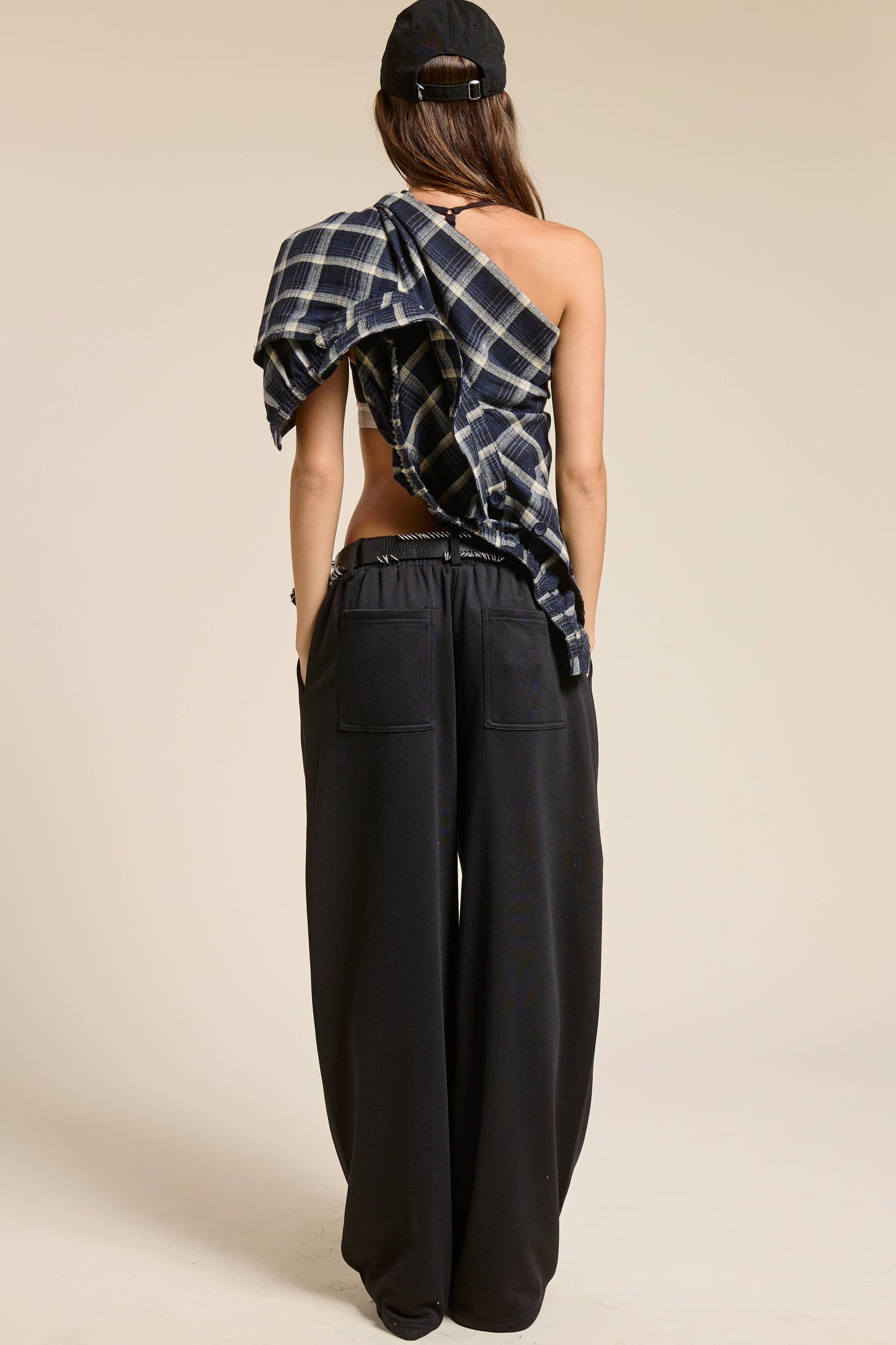Tailored Wide Leg Knit Sweatpants