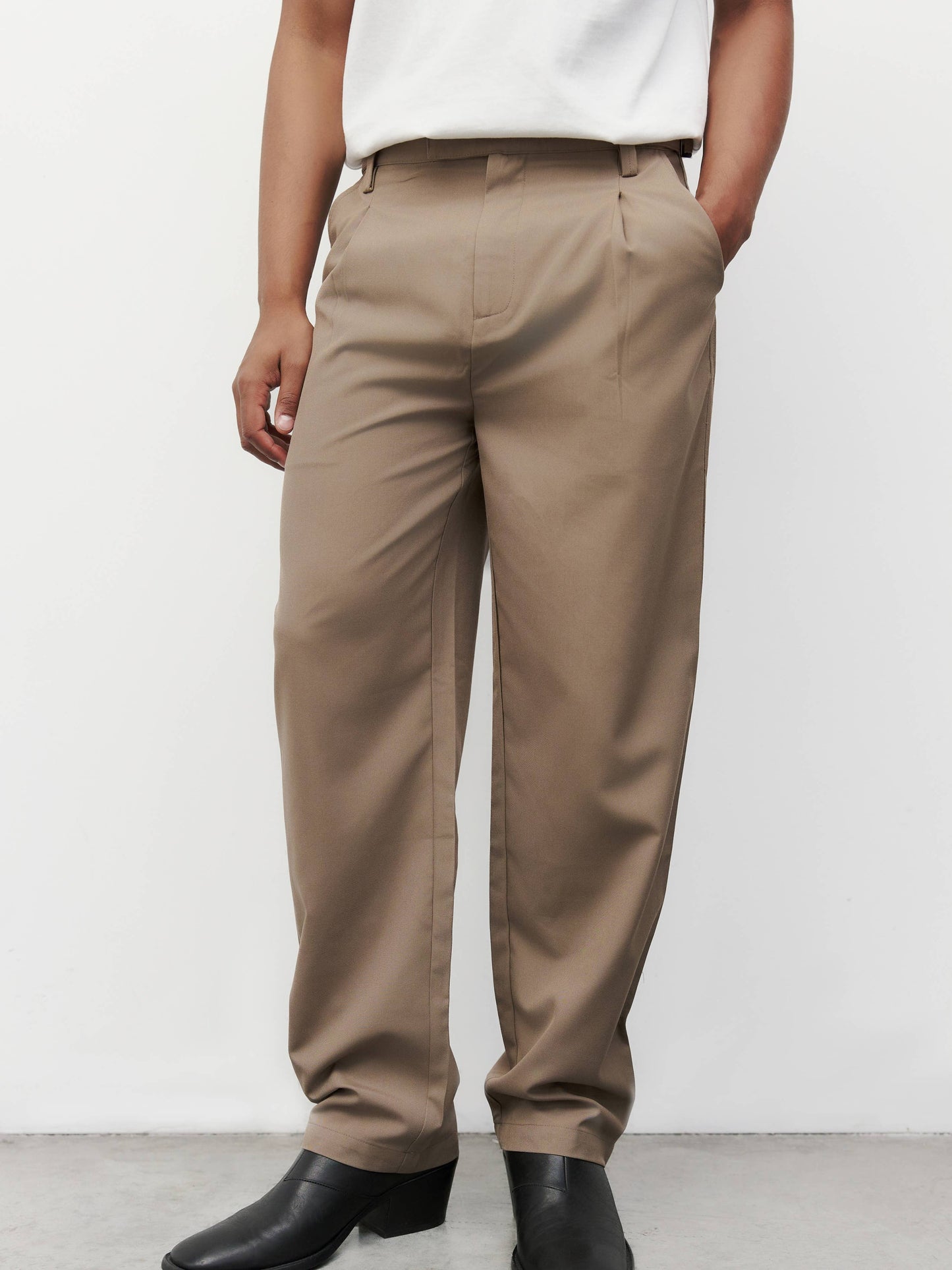 The William Pants | Adjustable Waist Belt Trousers