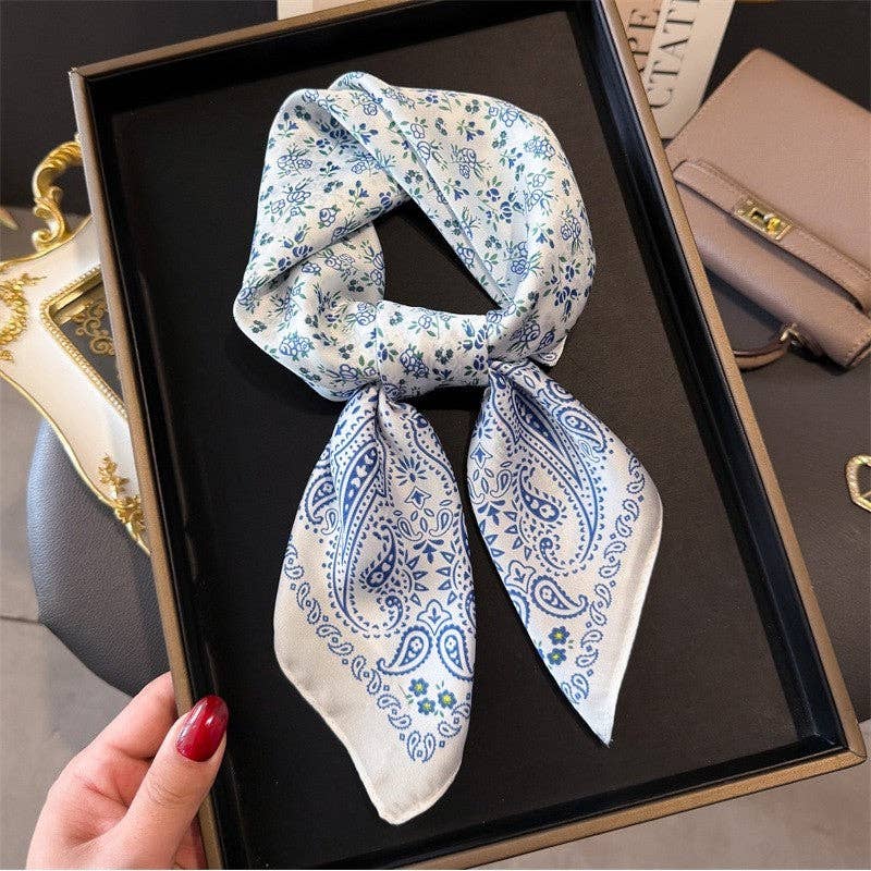 Fashion Print Square Scarf