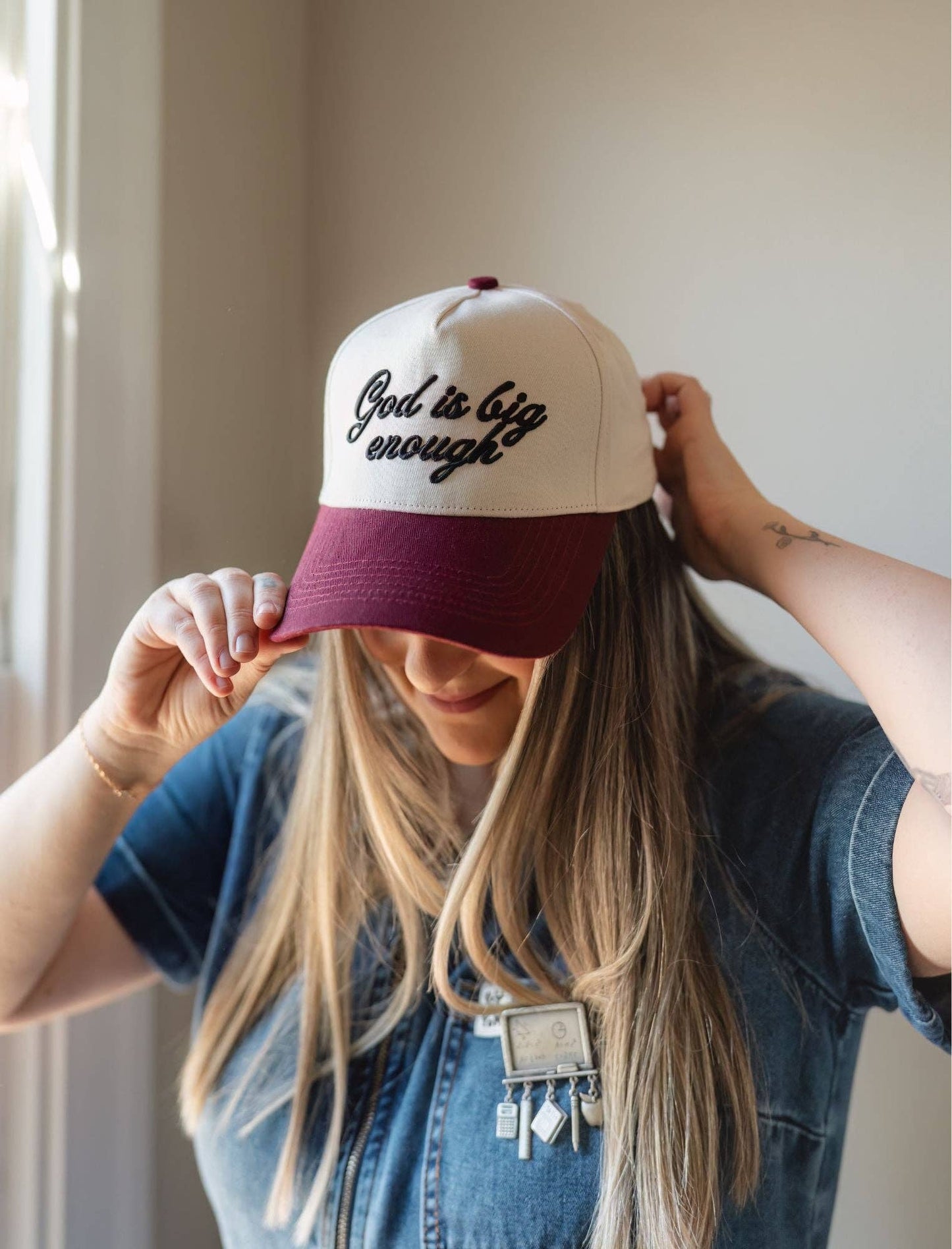 God is Big Enough Hat