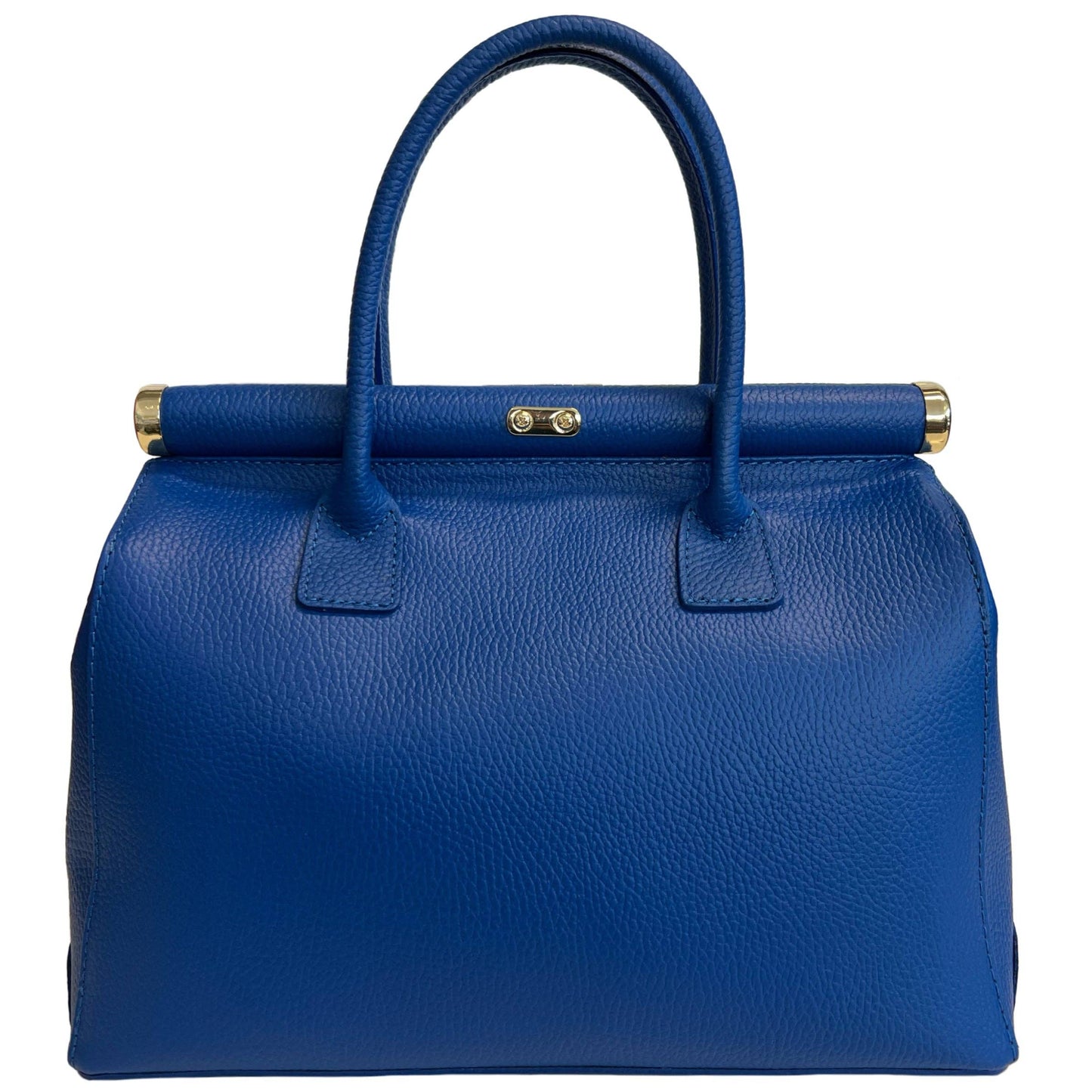 Electric Blue Leather Handbag