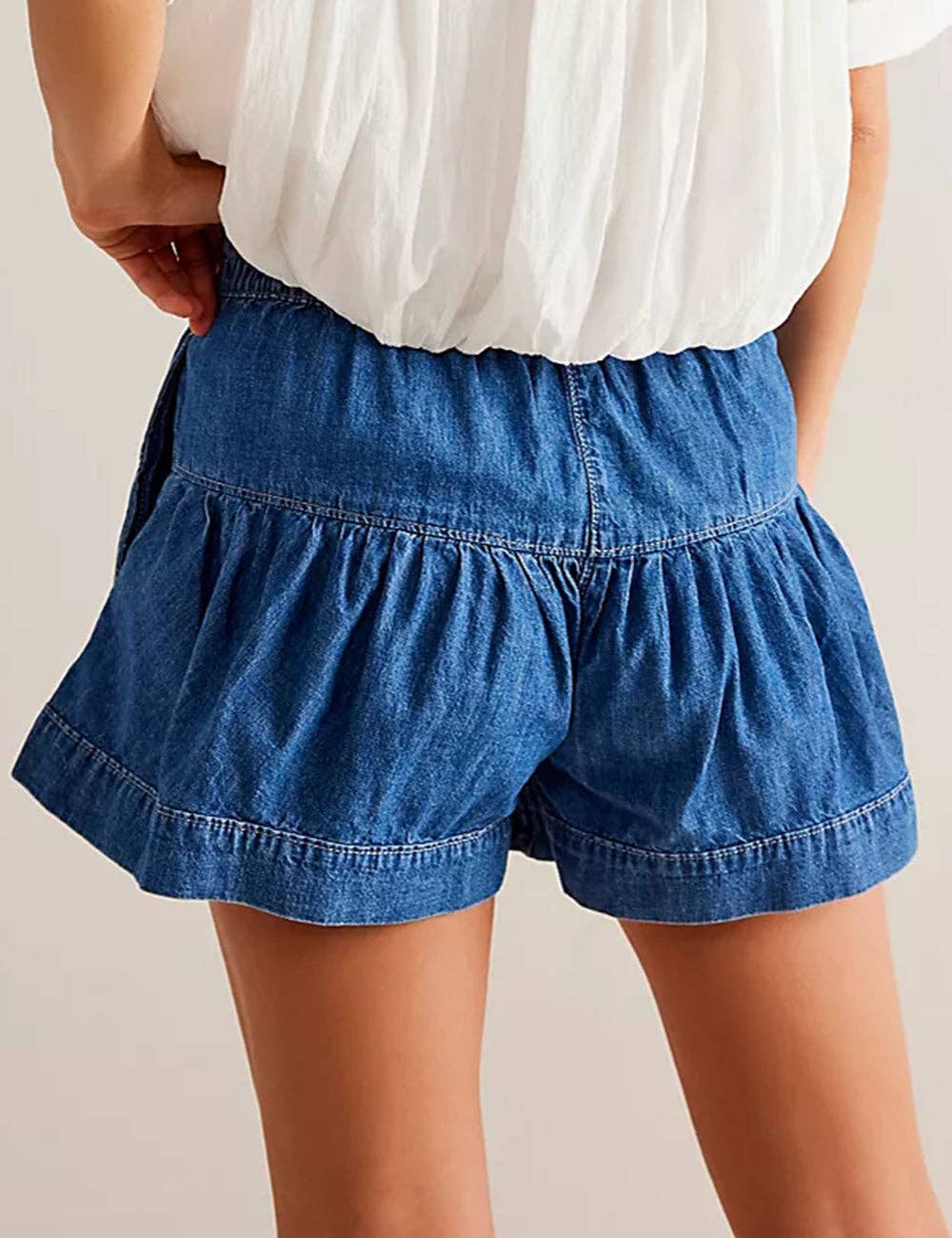 Fleur Denim Shorts