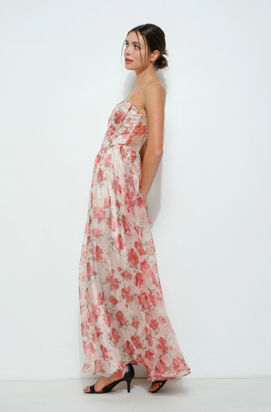 Rose Maxi Strapless Dress
