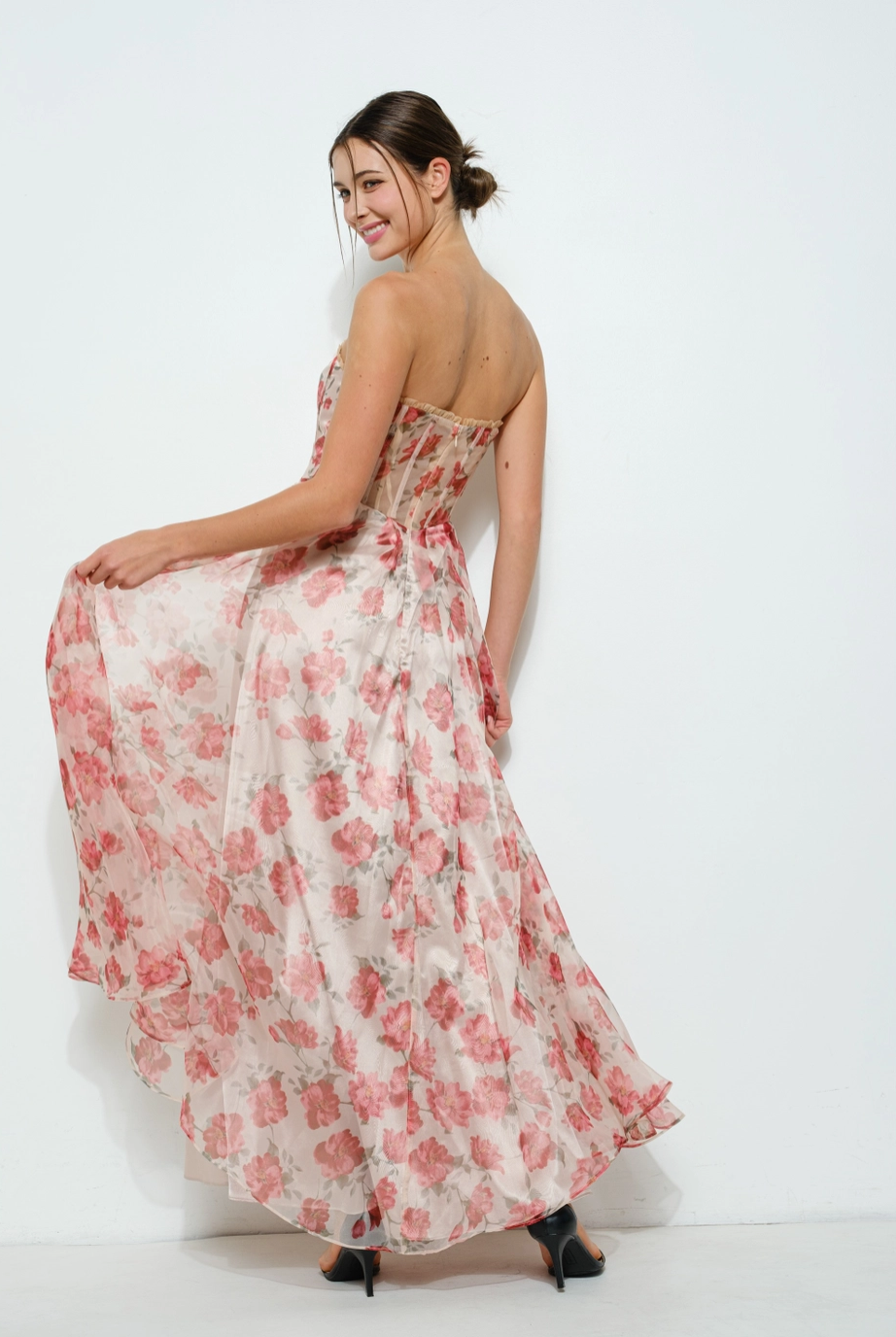 Rose Maxi Strapless Dress