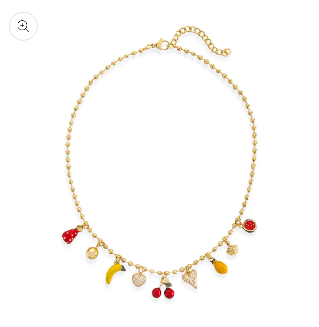 Fruit Charm Necklace