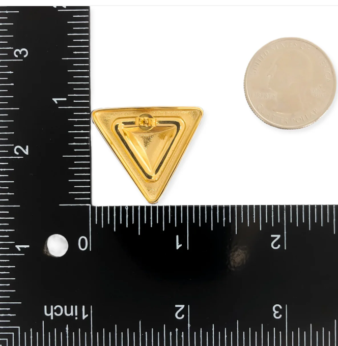 Triangle Post Earrings