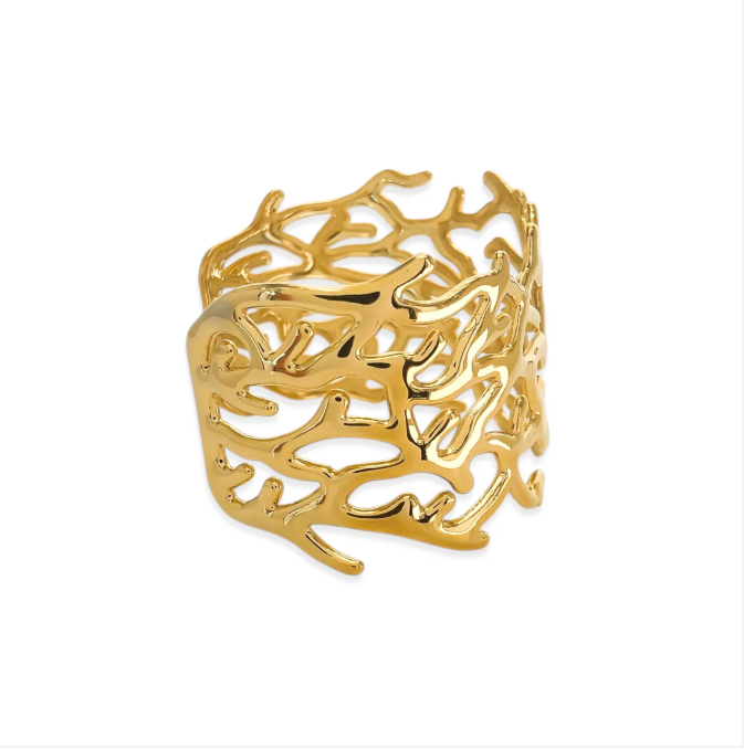Tree Water Resistant Cuff Bracelet