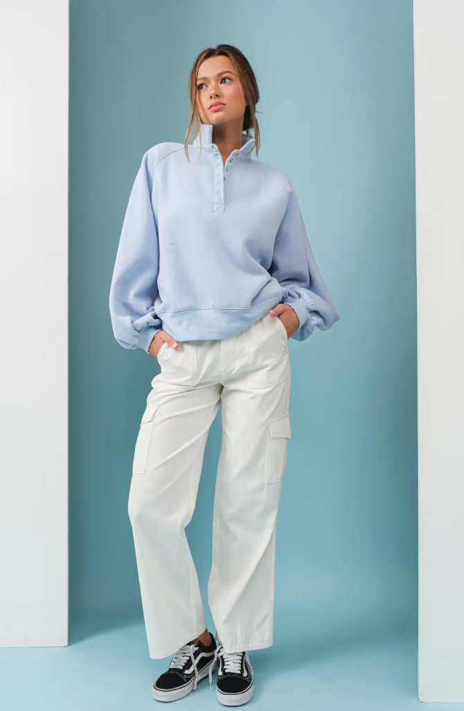 Soft Snap Sweatshirt