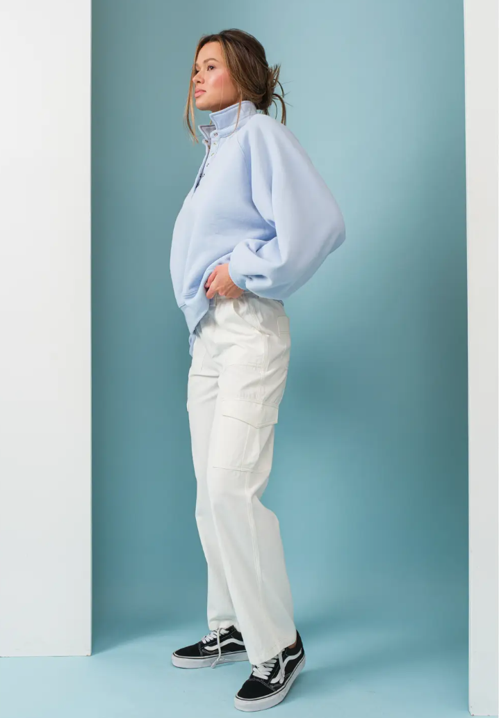 Soft Snap Sweatshirt