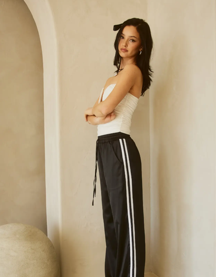 Satin Track Pant