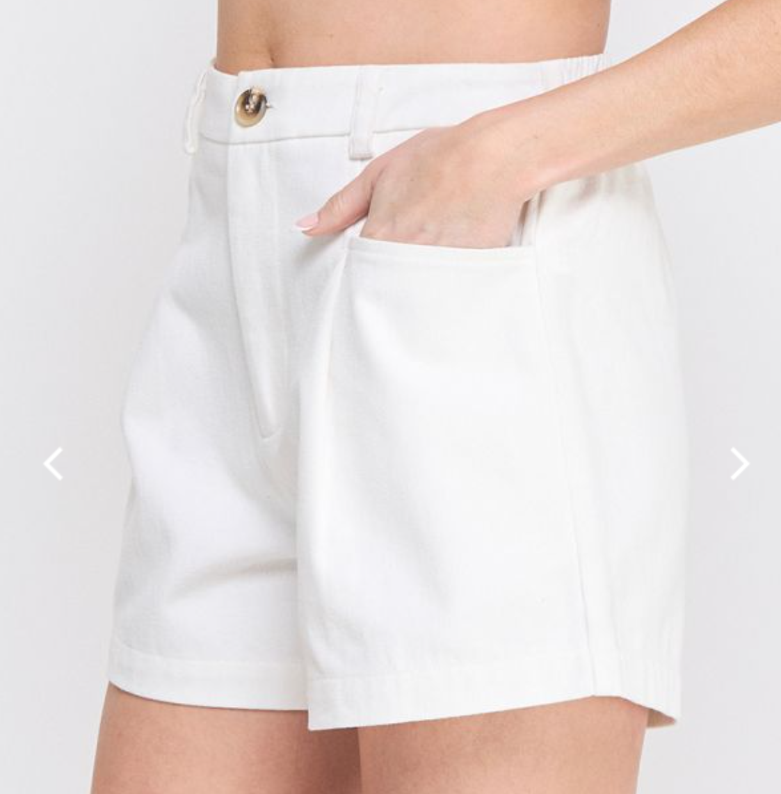 Twill Box Shorts