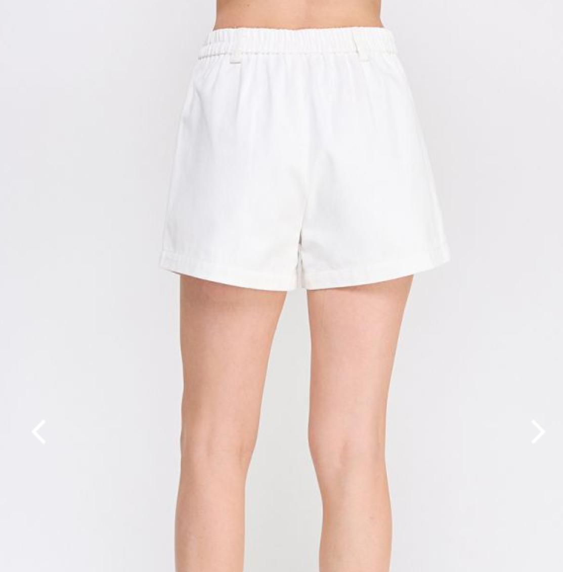 Twill Box Shorts