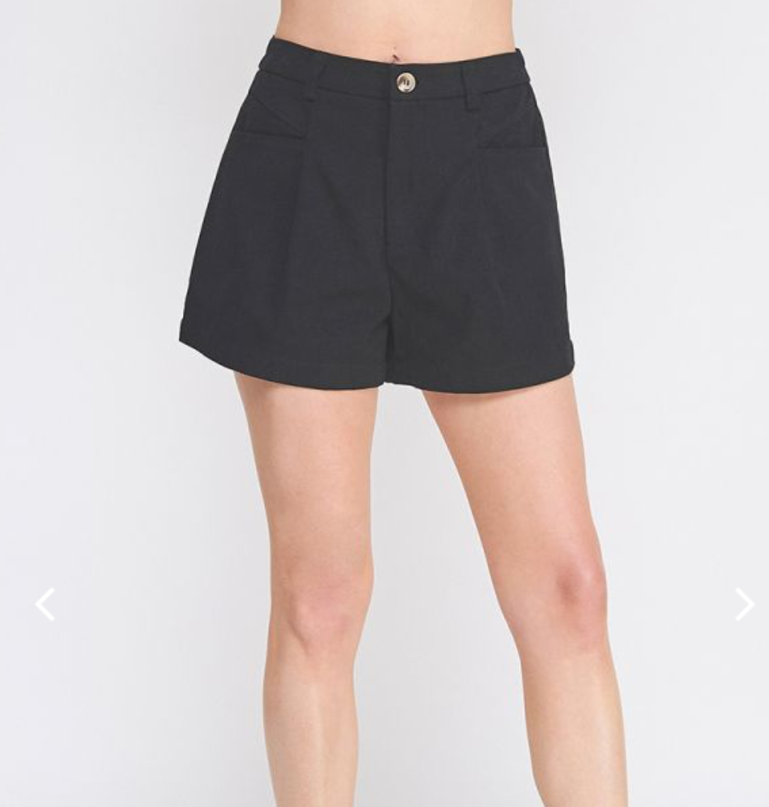 Twill Box Shorts