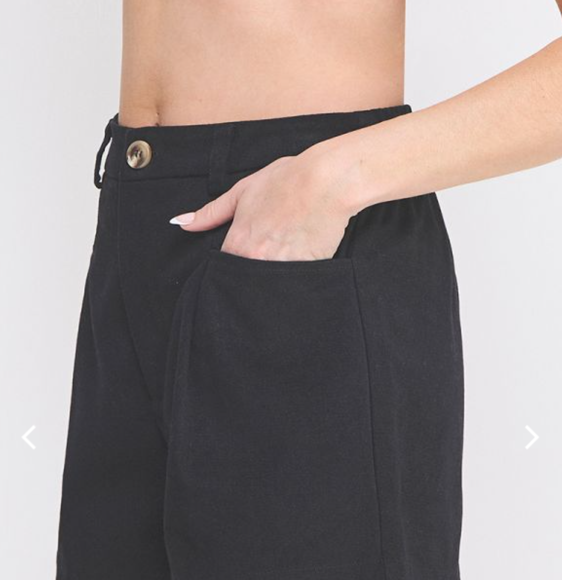Twill Box Shorts