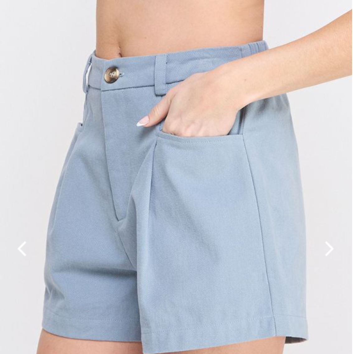 Twill Box Shorts
