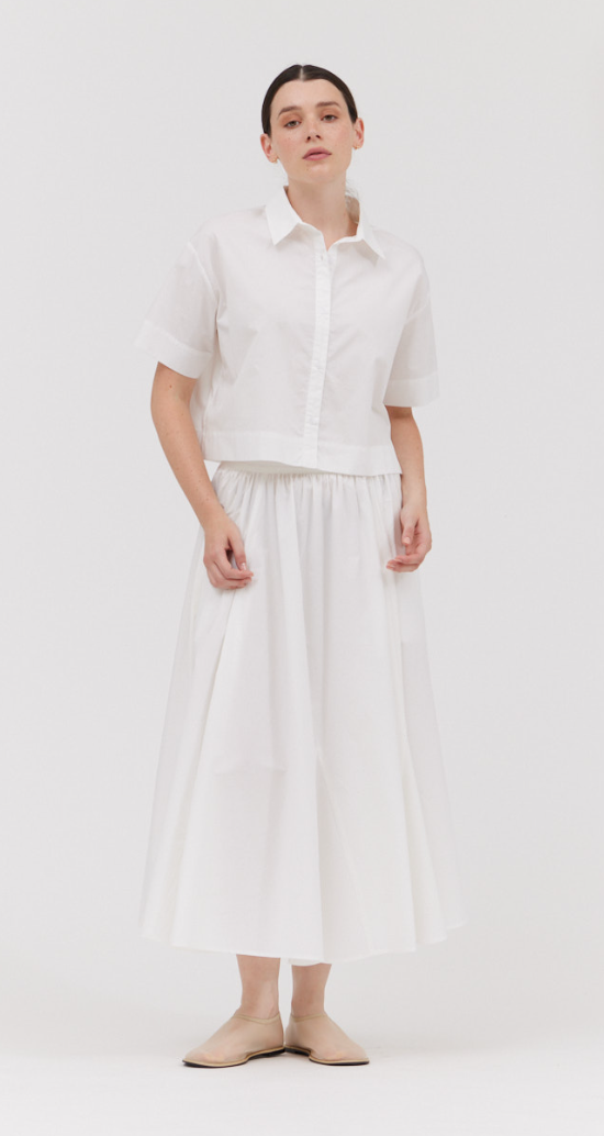 Crop Button Up