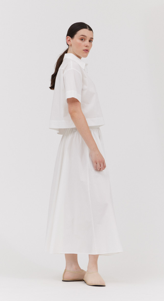 Crop Button Up