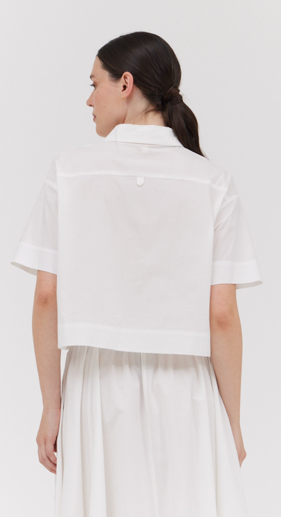 Crop Button Up