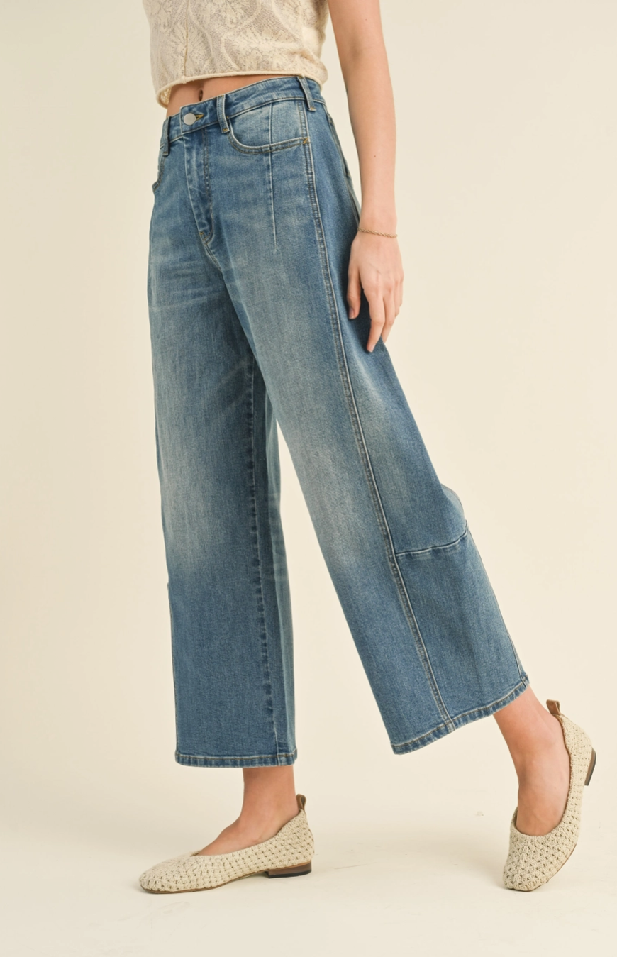Loose Fit Denim Barrel