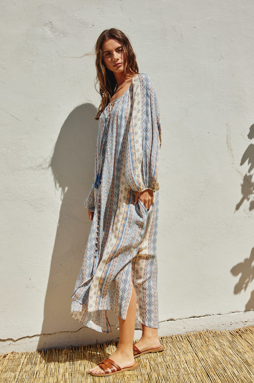 Sky Pilot Midi Dress