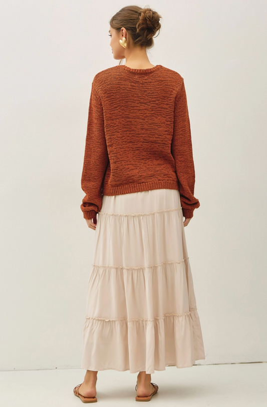 Tiered Maxi Skirt