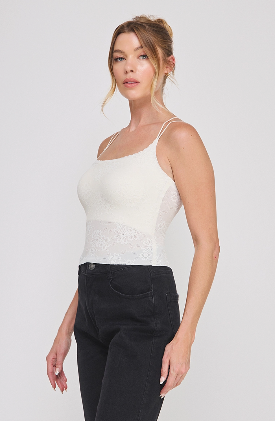 The Scallop Stripe Bralette