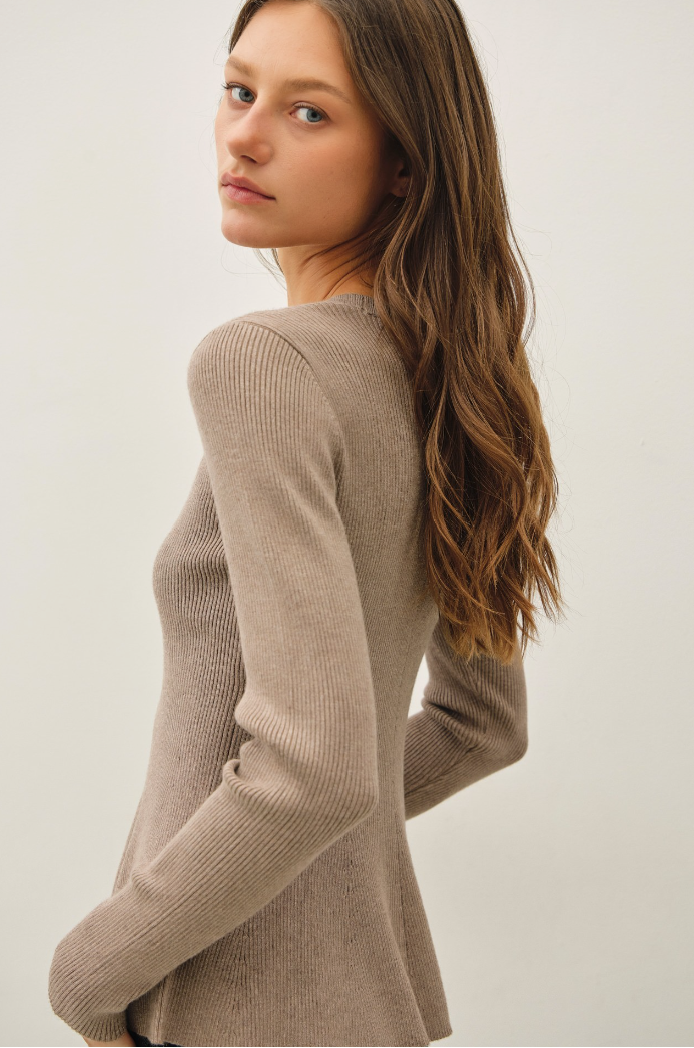 Peplum Casual Sweater