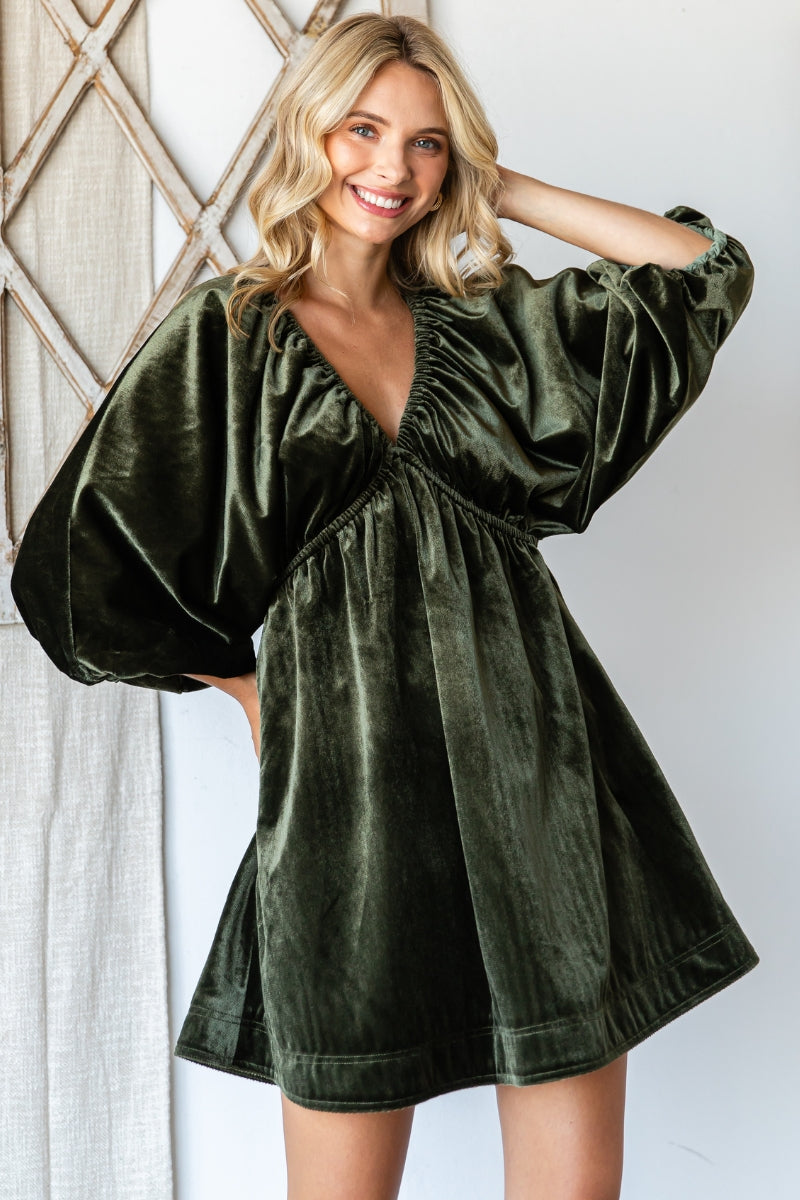 Velvet Flare Dress