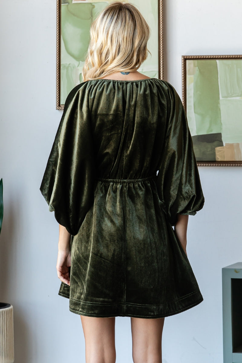 Velvet Flare Dress