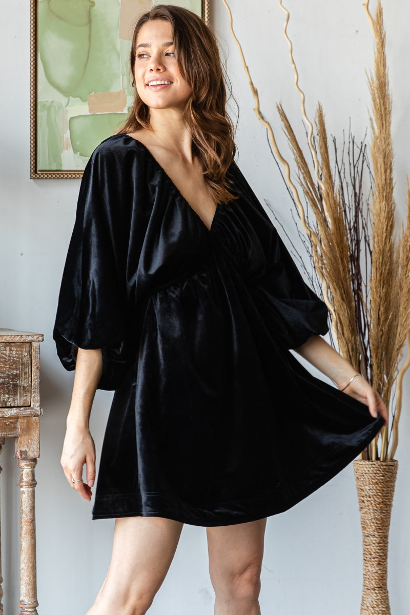 Velvet Flare Dress