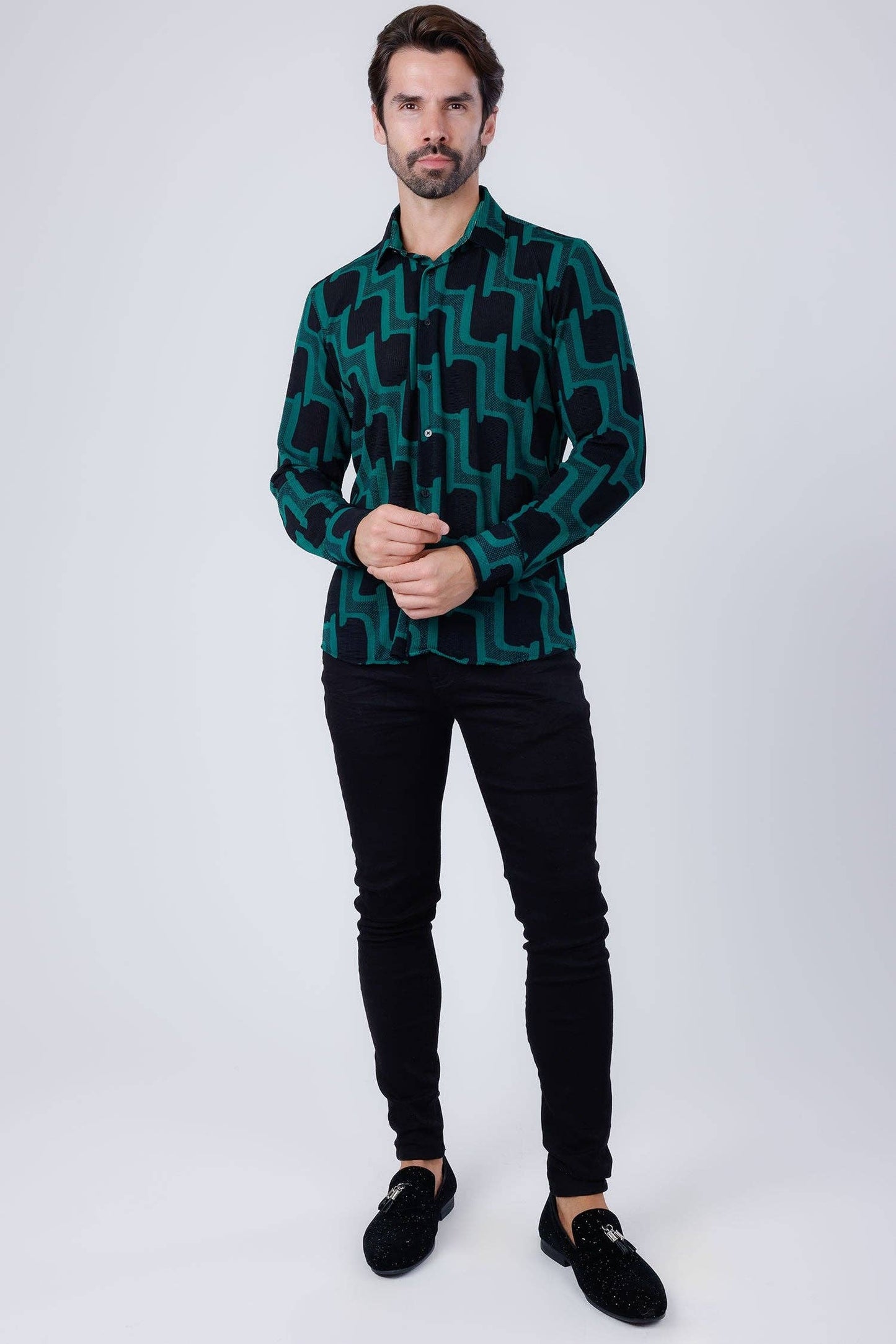 Men's Geo Print Shirt