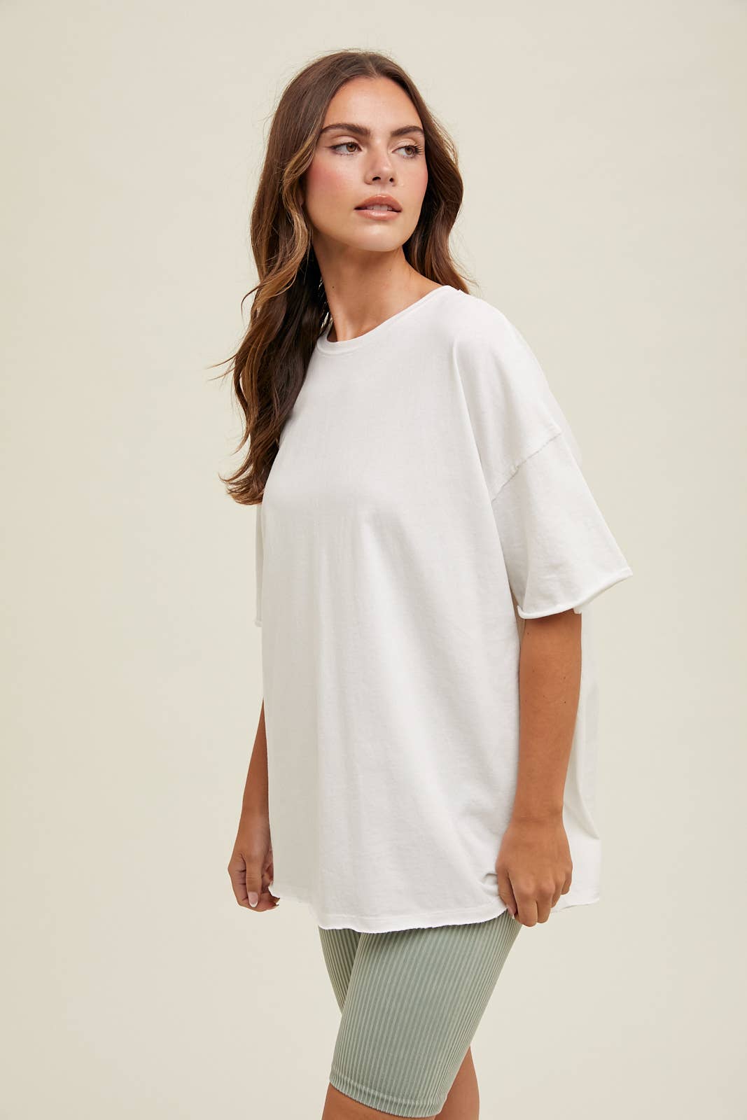 Oversized Boxy White T-Shirt