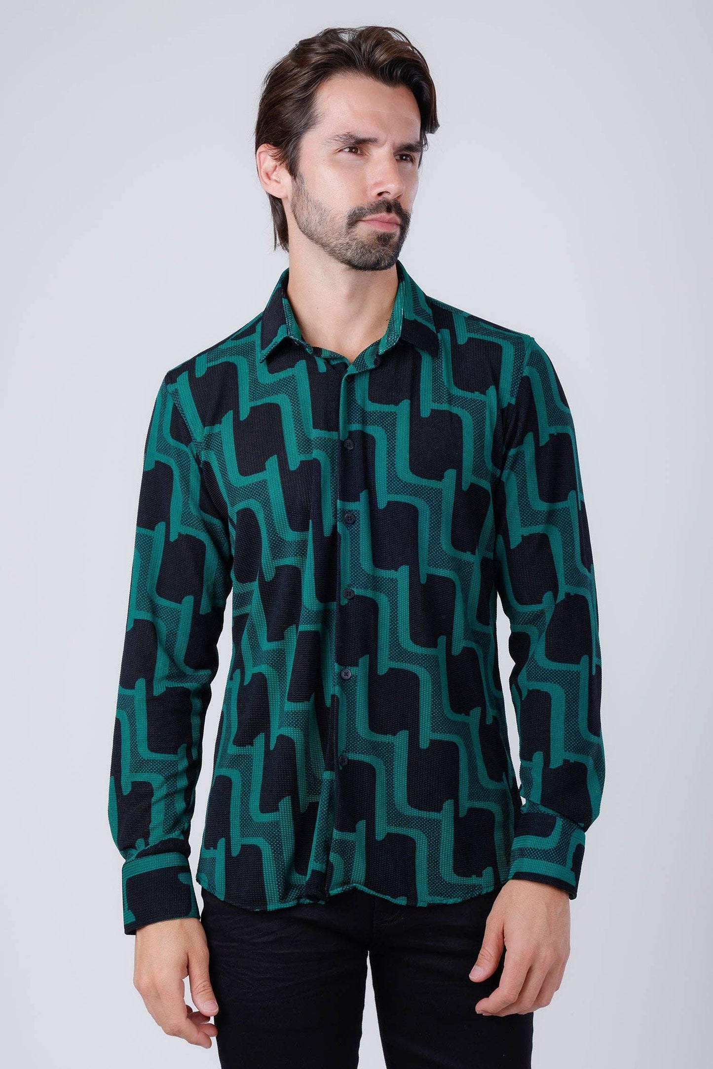 Men's Geo Print Shirt