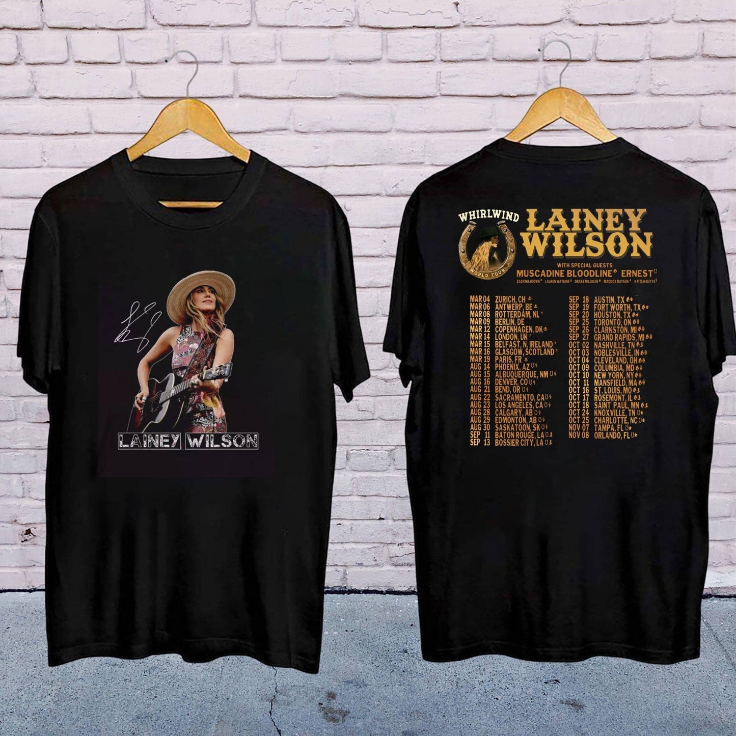 Lainey Wilson Whirlwind World Tour Shirt