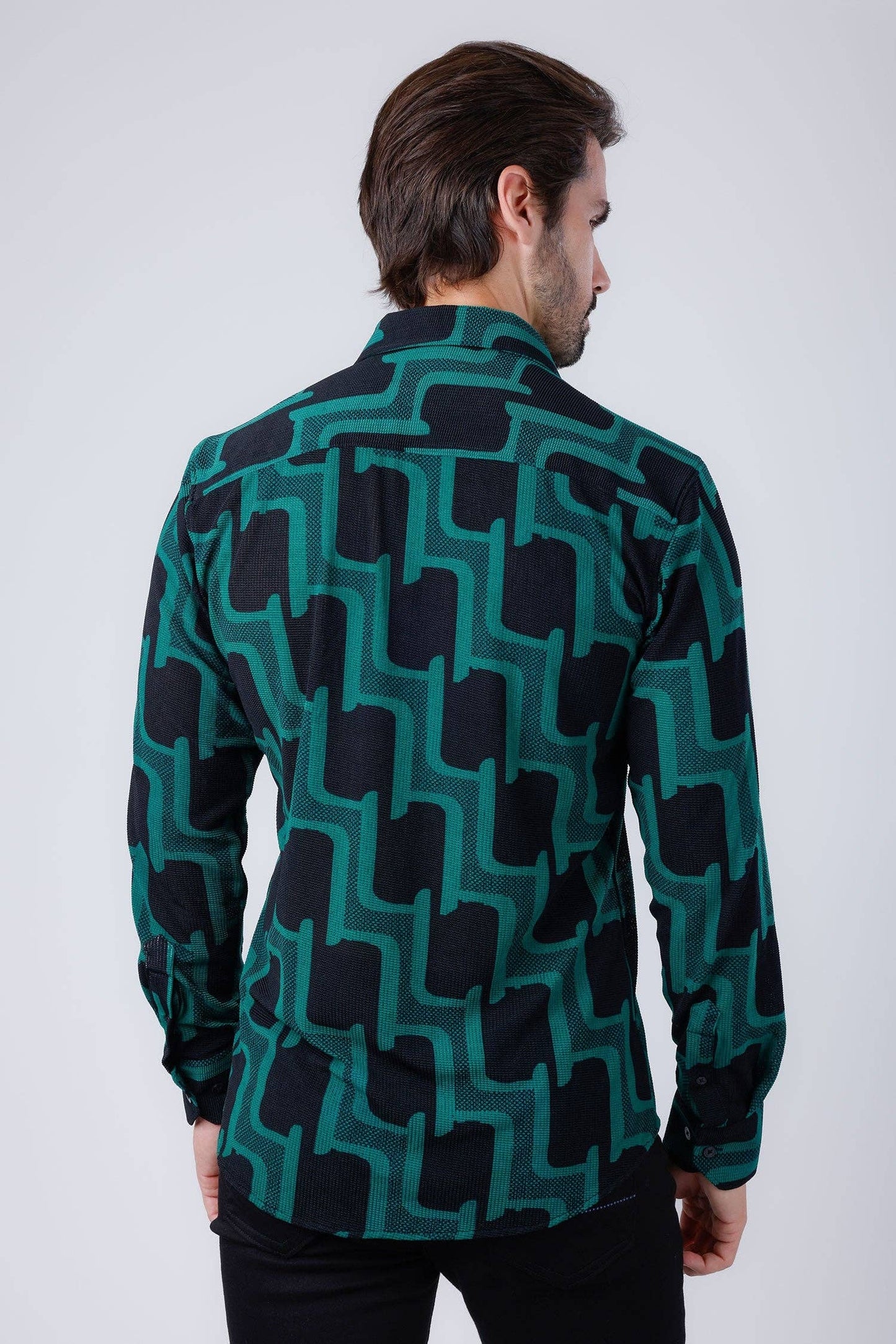 Men's Geo Print Shirt