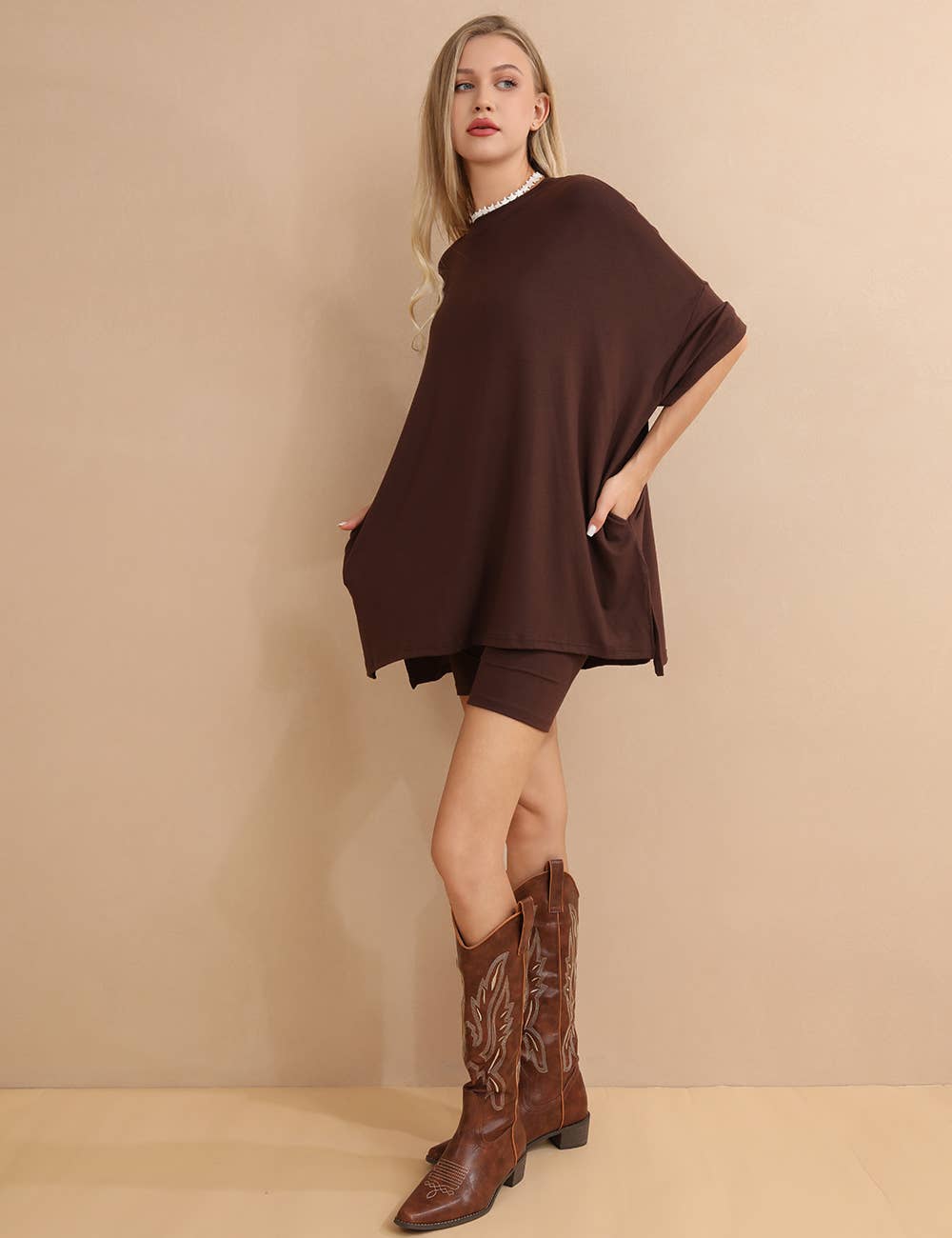 Oversized Casual Tee Set