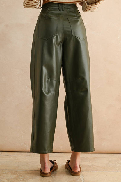 Faux Barrel Pants