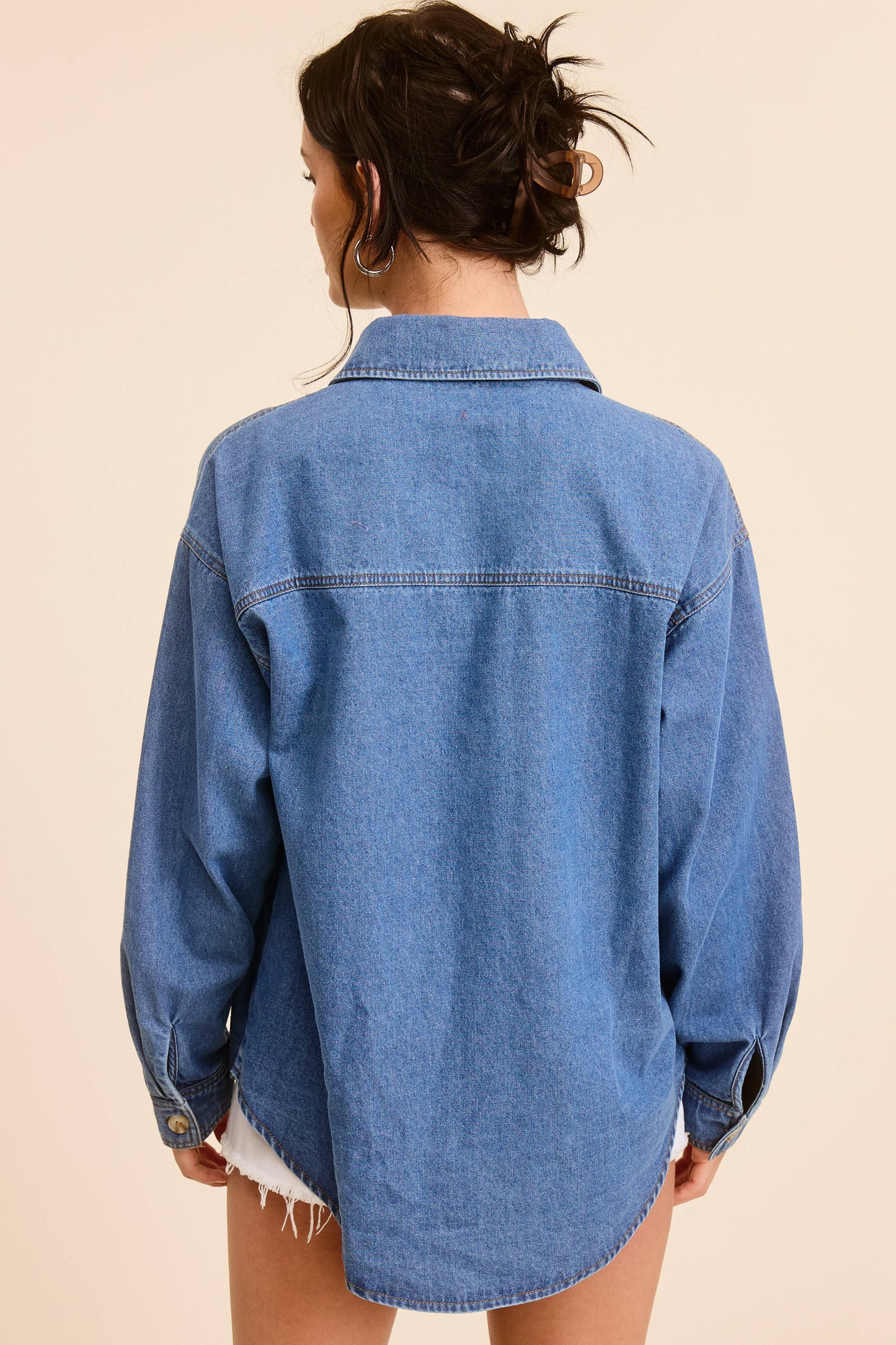 Buttoned Denim Shirt