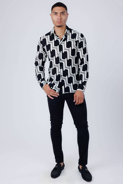 Men's Geo Print Shirt