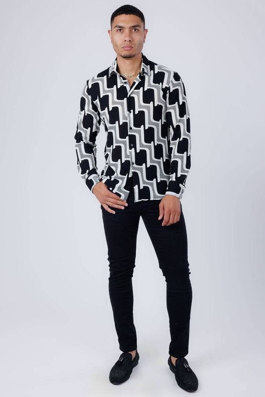 Men's Geo Print Shirt