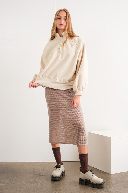 Collared Sweater - Cream