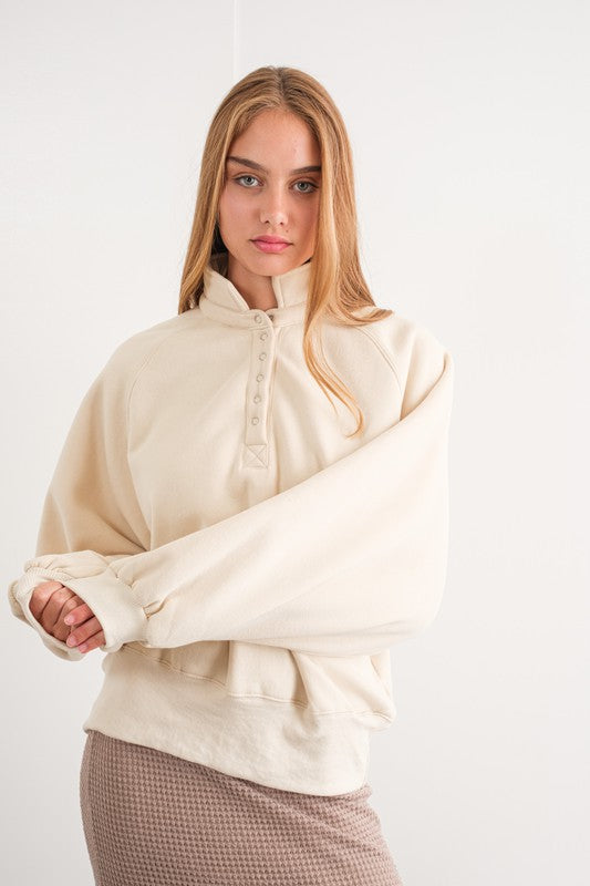 Collared Sweater - Cream