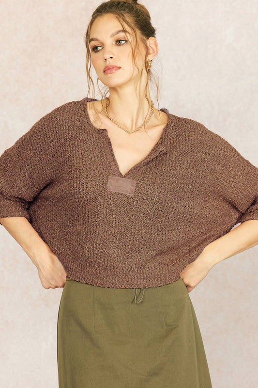 Fall Lightweight Cropped Sweater