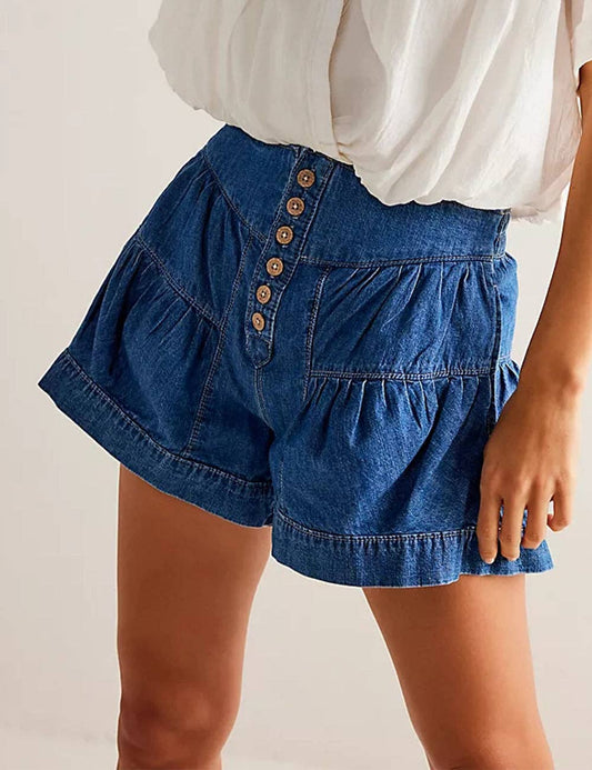 Fleur Denim Shorts