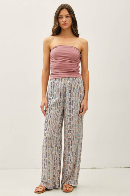Boho Printed Palazzo Pant